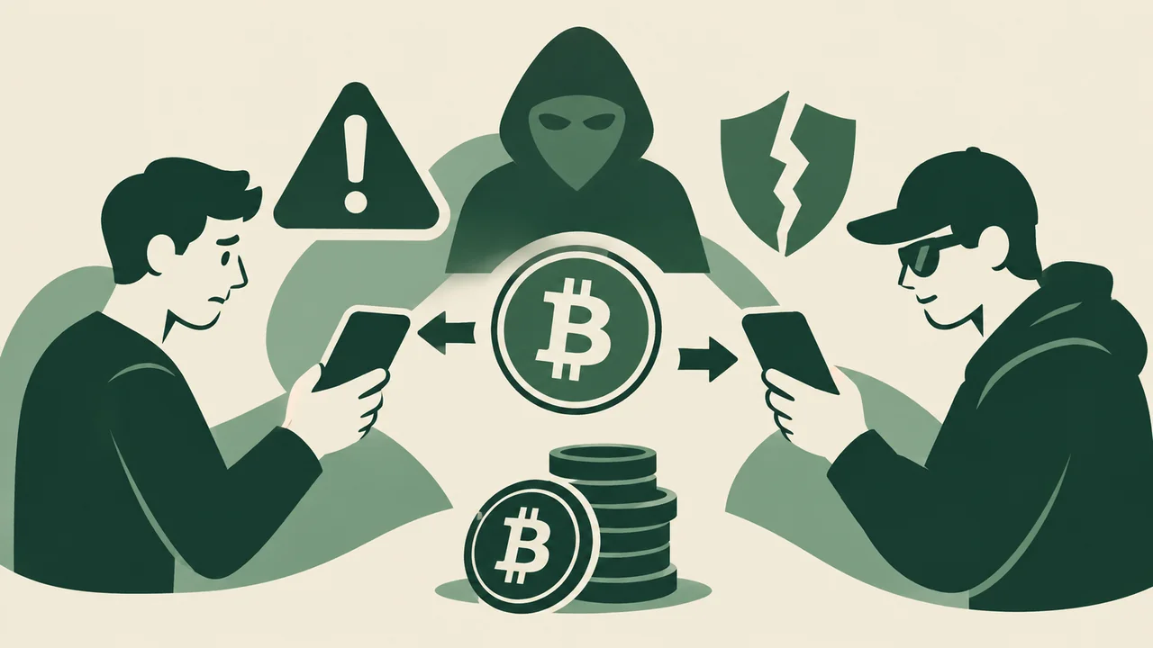 P2P 코인 거래 위험, 장외 거래에서 꼭 알아야 할 사기와 대포통장 문제